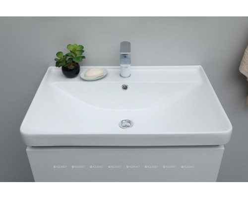 Раковина Aquanet Ирис 70 белая