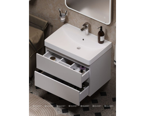 Раковина Aquanet Ирис 70 белая