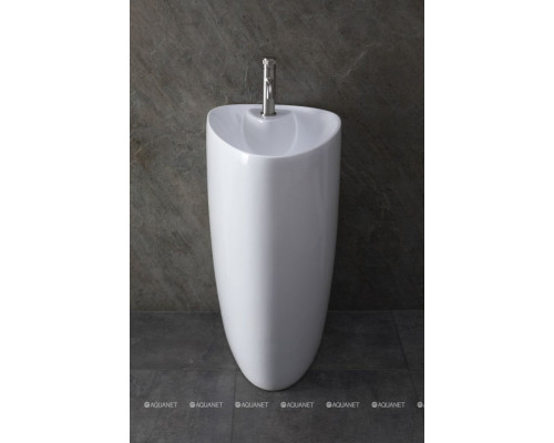 Раковина напольная Allen Brau Infinity 4.21015.20 белый глянец