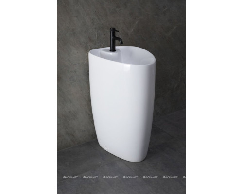 Раковина напольная Allen Brau Infinity 4.21015.20 белый глянец