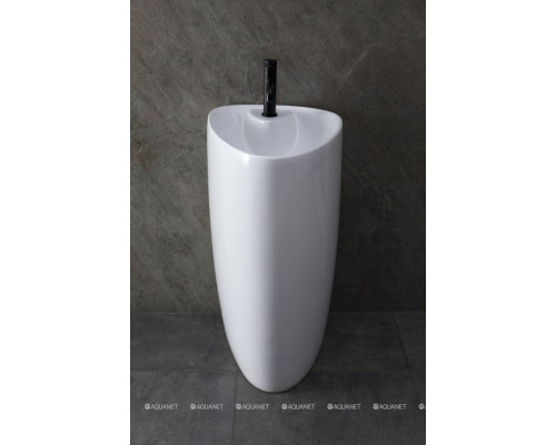 Раковина напольная Allen Brau Infinity 4.21015.20 белый глянец