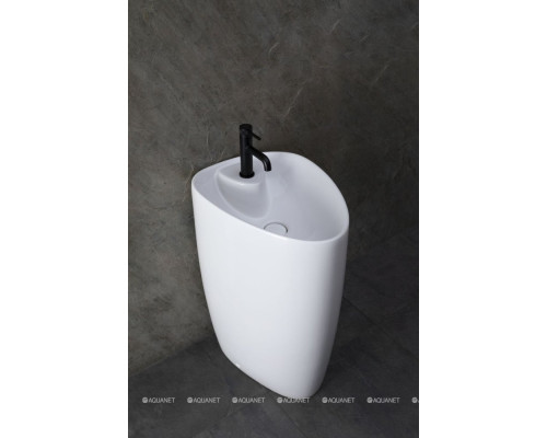 Раковина напольная Allen Brau Infinity 4.21015.20 белый глянец