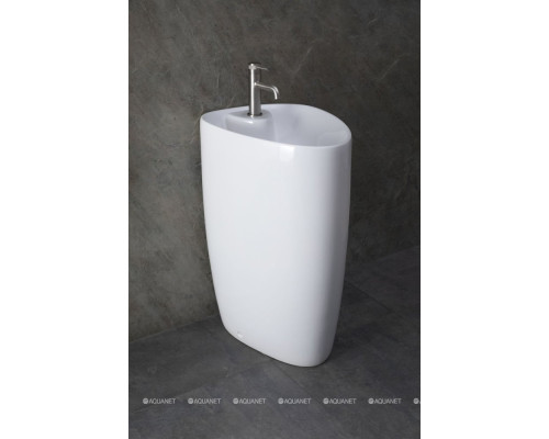 Раковина напольная Allen Brau Infinity 4.21015.20 белый глянец