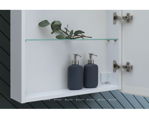 Зеркальный шкаф Aquanet Оптима 60 с LED подсветкой