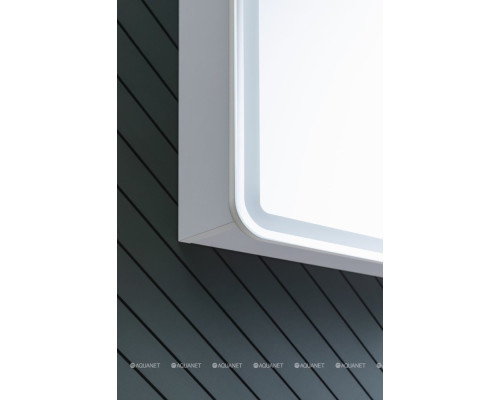 Зеркальный шкаф Aquanet Оптима 60 с LED подсветкой