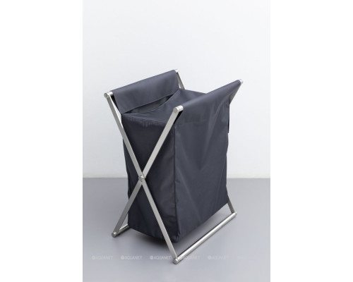 Корзина для белья Allen Brau Priority сталь/серый