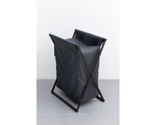 Корзина для белья Allen Brau Priority черный/серый