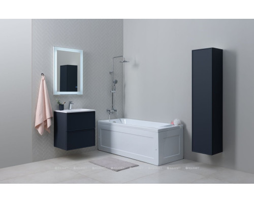 Шкаф-пенал Aquanet Арт 35 маренго