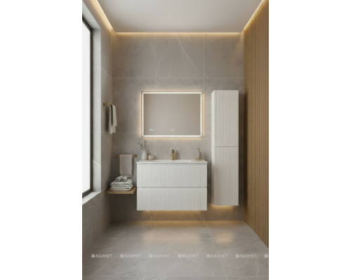 Пенал Aquanet Джейн 35 белый матовый