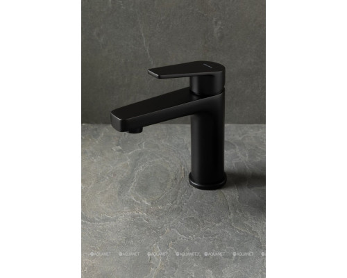Смеситель для раковины Allen Brau Eclipse 5.E1001-31 (с донным клапаном) черный матовый
