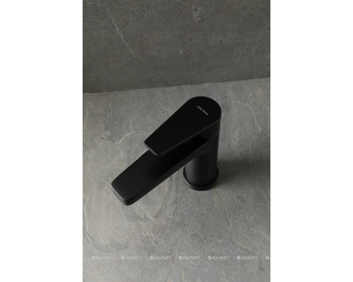 Смеситель для раковины Allen Brau Eclipse 5.E1001-31 (с донным клапаном) черный матовый