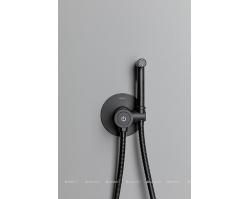 Смеситель с гигиеническим душем Allen Brau Liberty 5.33005-31 (с внутренней частью) черный матовый