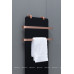 Полотенцесушитель электрический Allen Brau Infinity 120x44 с рейлингом 2.0 и креплением, медь браш