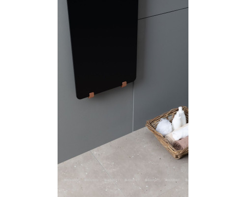 Полотенцесушитель электрический Allen Brau Infinity 120x44 с рейлингом 2.0 и креплением, медь браш