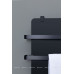 Полотенцесушитель электрический Allen Brau Infinity 120x44 с рейлингом 2.0 и креплением, черный матовый