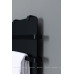Полотенцесушитель электрический Allen Brau Infinity 120x44 с рейлингом 2.0 и креплением, черный матовый