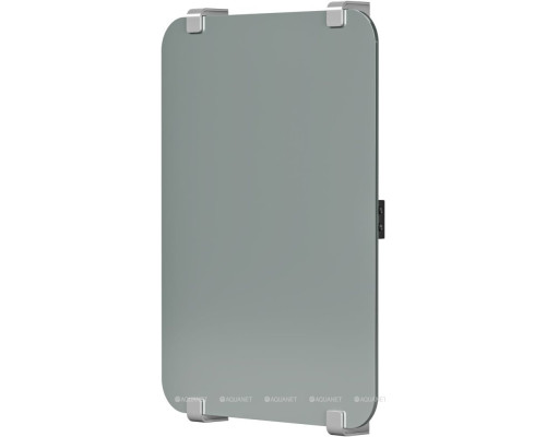 Полотенцесушитель электрический Allen Brau Infinity 60x44 с рейлингом 2.0 и креплением, серебро браш