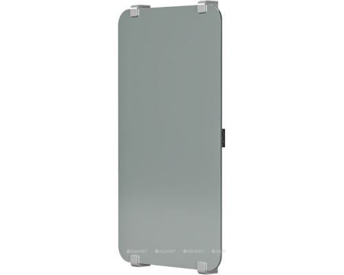 Полотенцесушитель электрический Allen Brau Infinity 80x44 с рейлингом 2.0 и креплением, серебро браш