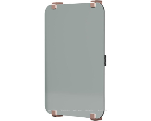 Полотенцесушитель электрический Allen Brau Infinity 60x44 с рейлингом 2.0 и креплением, медь браш