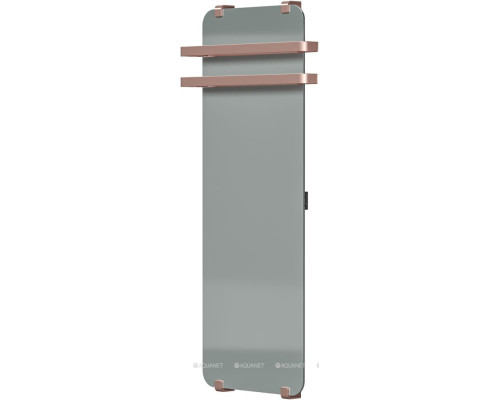 Полотенцесушитель электрический Allen Brau Infinity 120x44 с рейлингом 2.0 и креплением, медь браш