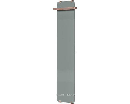 Полотенцесушитель электрический Allen Brau Infinity 180x44 с зеркалом, рейлингом 2.0 и креплением, медь браш