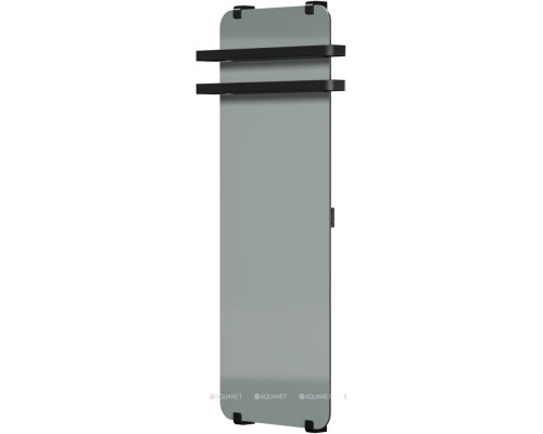 Полотенцесушитель электрический Allen Brau Infinity 120x44 с рейлингом 2.0 и креплением, черный матовый