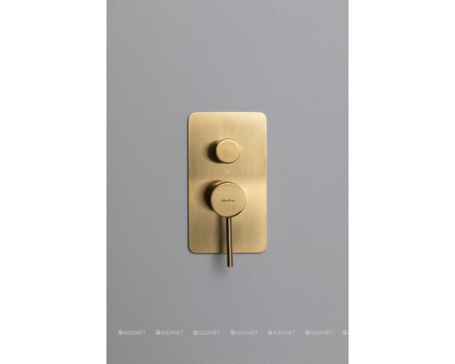 Смеситель для ванны Allen Brau Priority 5.31A11-GB (с внутренней частью, 3 выхода) золото