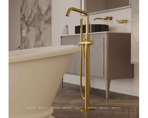Смеситель для ванны Allen Brau Priority 5.31008-GB (с внутренней частью) золото