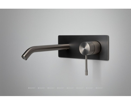 Смеситель для раковины Allen Brau Priority 4.0 5.31D03-MG (с внутренней частью) графит браш