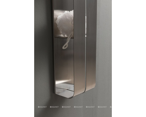 Полка Aquanet Магнум 15x100 сталь браш, вертикальная