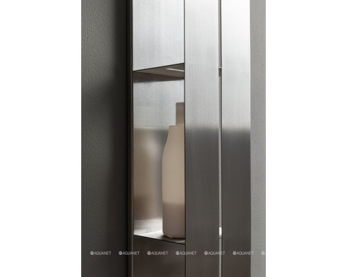 Полка Aquanet Магнум 15x100 сталь браш, вертикальная