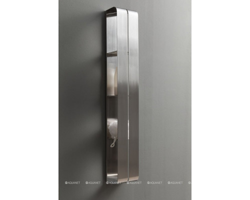 Полка Aquanet Магнум 15x100 сталь браш, вертикальная