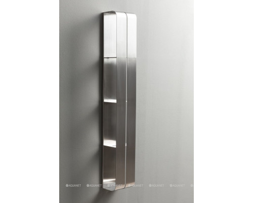 Полка Aquanet Магнум 15x100 сталь браш, вертикальная