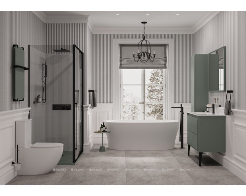 Шкаф-пенал Allen Brau Paris 35 1.360005.CGM олива матовый