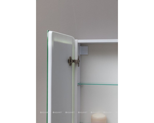 Зеркальный шкаф Aquanet Оптима 110 с LED подсветкой
