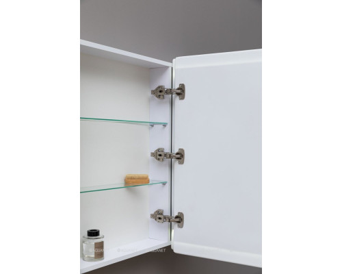 Зеркальный шкаф Aquanet Оптима 110 с LED подсветкой