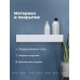 Полка Aquanet Магнум Н 50x12 белая матовая, с крючками