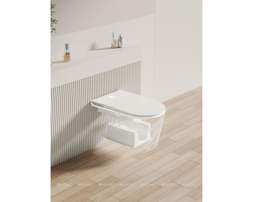 Унитаз подвесной Allen Brau Smart 4.I1001.20 белый, с функцией биде