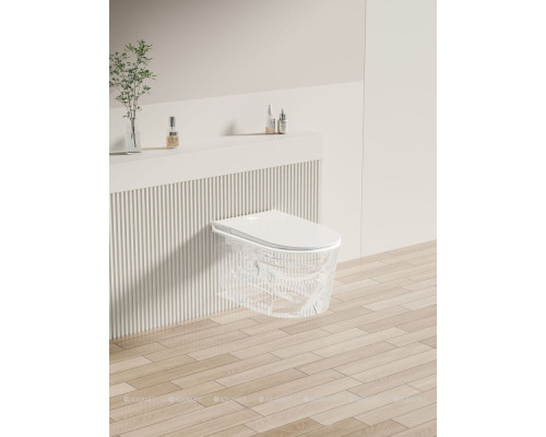 Унитаз подвесной Allen Brau Smart 4.I1001.20 белый, с функцией биде