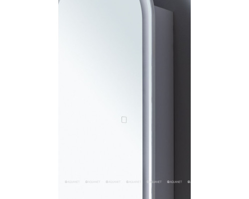 Зеркальный шкаф Aquanet Монте 40 белый, с LED подсветкой