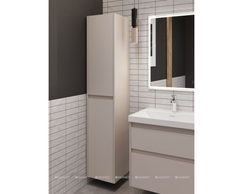 Шкаф-пенал Aquanet Nova Lite 2.0 35 бежевый