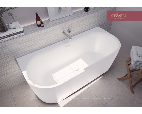 Акриловая ванна Cezares METAURO-INT-Wall-180-80-60