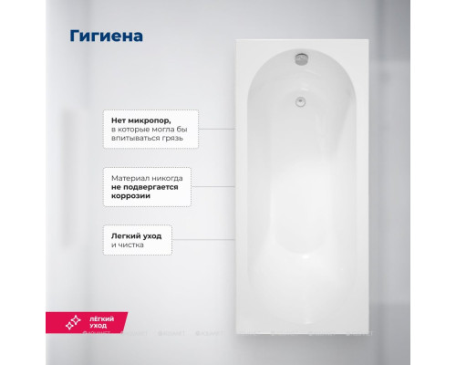 Акриловая ванна Aquanet Nexus 180x80 (с каркасом)