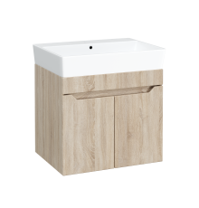 Тумба с раковиной DIWO Архангельск 60 подвесная, дуб сонома, сонома
