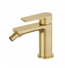 Newform Haka Смеситель для биде, 1 отв., без донного клапана, цвет: PVD brushed gold. 72027.59.097