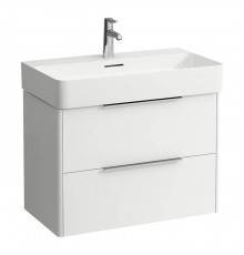 Laufen Base База с раковиной 73.5х39х53см., подвесная, с 2 ящиками, цвет: белый матовый. 8.1028.5.000.104.1,  4.0235.2.110.260.1