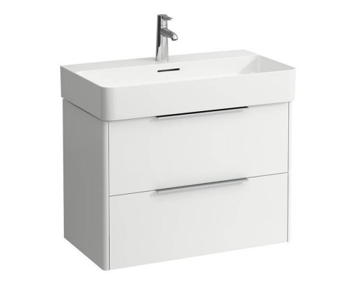Laufen Base База с раковиной 73.5х39х53см., подвесная, с 2 ящиками, цвет: белый матовый. 8.1028.5.000.104.1,  4.0235.2.110.260.1