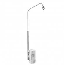 Fima Carlo Frattini Outdoor Душевая колонна freestanding MARMOREA, цвет: нержавеющая сталь/Carrara. F5971RBINOX