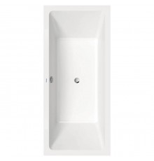 Duravit D.1 Ванна прямоугольная, встроенная, с двумя наклонами спинки, акрил, цвет: белый. 700492000000000