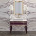 Oasis Lutetia Композиция №29 Комплект мебели напольный, 115х56хh210см, цвет: Prugna glossy/золото.